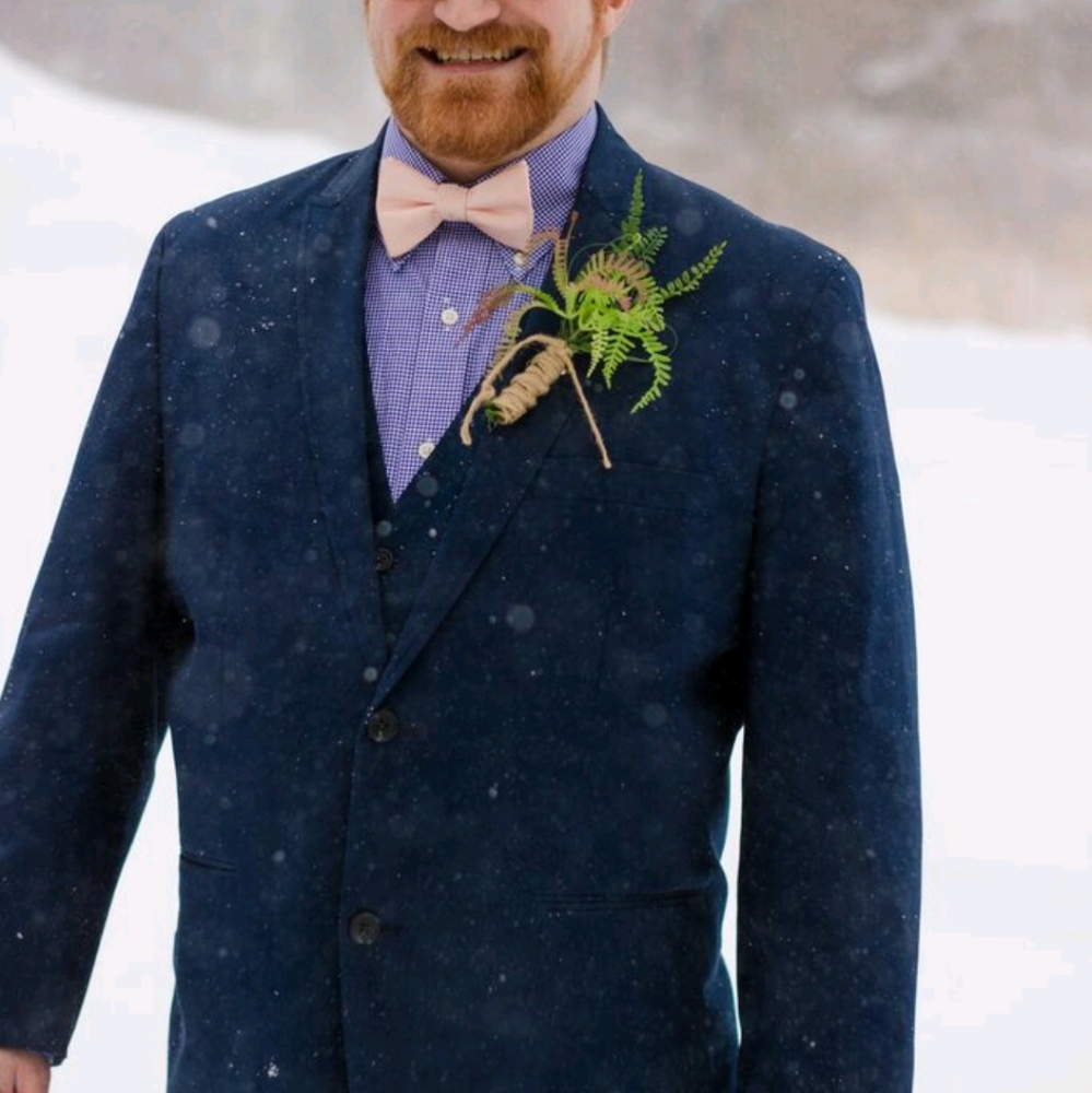 Navy Jacket and Vest